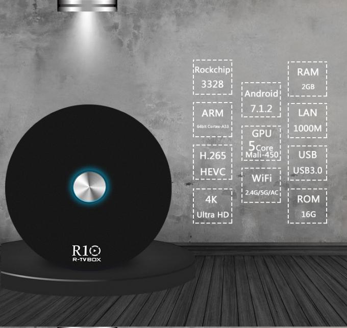 R10 WIFI TV箱のオンライン映画、人間の特徴をもつTV箱の十分に付マウスのキーボード入力