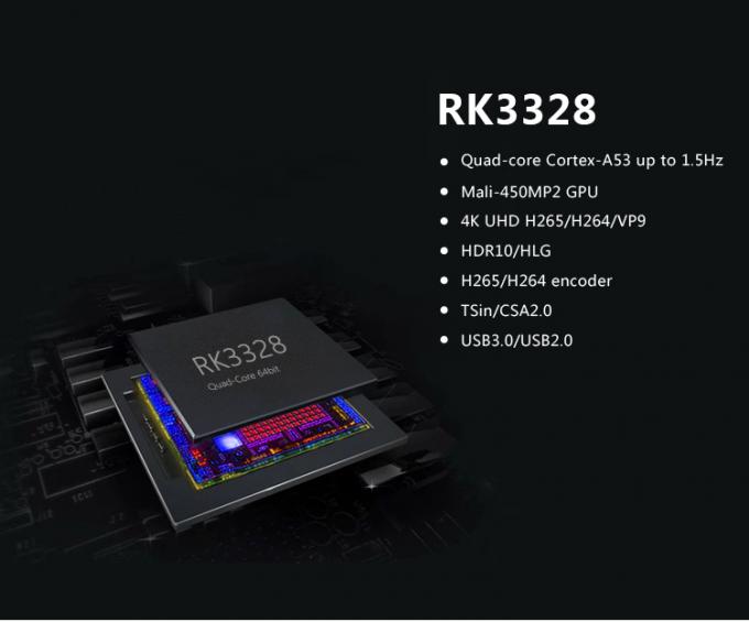 R-TV箱R10のアンドロイド7.1.1 RK3328 4K TV箱