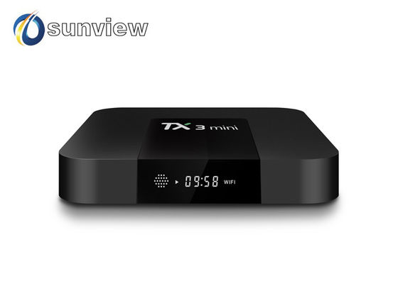 中国 TX3 4k人間の特徴をもつTV箱、プレインストールされるHd Amlogic S905 TV箱17.3 サプライヤー